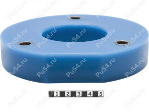 Front shock absorber strut spacer, 30 mm, Código de product 24-12-0033, Poliuretano, PU54/M87/azul, Imagen №1