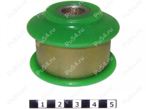 Control arm rear silent block, front suspension (sectional), Código de product 24-16-2087, Poliuretano, Imagen №1