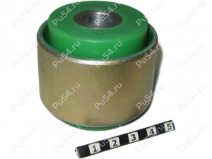 Trailing arm front silent block, rear suspension (body), pressed-in, Código de product 1-06-4051, Poliuretano, Imagen №1