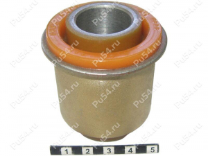 Front control arm lower silent block, rear suspension, Código de product 1-06-409, Poliuretano, Imagen №1