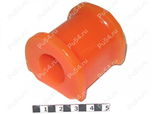 Stabilizer bushing, rear suspension, Código de product 18-01-022, Poliuretano, PU54i/K72/темно-оранжевый, Imagen №1