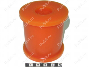 Stabilizer bushing, rear suspension, Código de product 18-01-024, Poliuretano, PU54i/K72/темно-оранжевый, Imagen №1