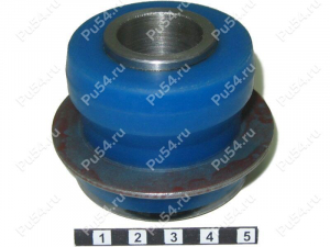 Lower control arm silent block, pressed-in (front suspension), Código de product 18-06-015, Poliuretano, PU54/M87/azul, Imagen №1