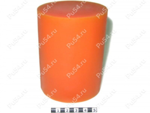 Polyurethane rod, Código de product 38-72-079-10, Poliuretano, PW54/K72/светло-оранжевый, Imagen №1