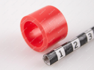 Втулка D 17.8 x d 12.9 x H 13, Código de product 33-01-1469, Poliuretano, PU54/K65/красный, Imagen №3