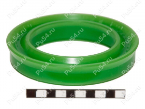Hydraulic cylinder polyurethane cuff, Código de product 70-03-7050, Poliuretano, PU54/M87/синий, Imagen №3