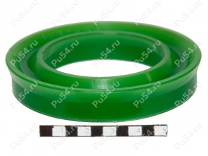 Hydraulic cylinder polyurethane cuff, Código de product 70-03-8055, Poliuretano, PU54/M87/синий, Imagen №3