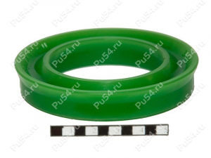 Hydraulic cylinder polyurethane cuff, Código de product 70-03-8156, Poliuretano, PU54/M80/зеленый, Imagen №3