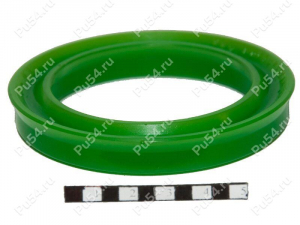 Hydraulic cylinder polyurethane cuff, Código de product 70-03-8363, Poliuretano, PU54/M80/зеленый, Imagen №3