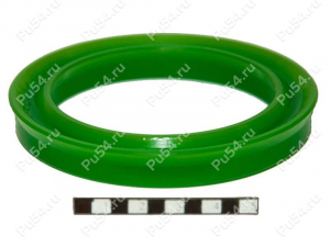 Hydraulic cylinder polyurethane cuff, Código de product 70-03-9070, Poliuretano, PU54/M80/зеленый, Imagen №3