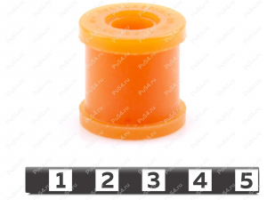 Buje del estabilizador, suspensión trasera, Código de product 1-02-001, Poliuretano, Imagen №1