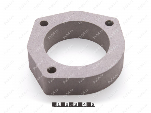 Rear shock absorber strut spacer, 30 mm, Código de product 1-12-1643, Poliuretano, Полипропилен без втулок серый, Imagen №1