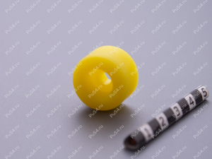 Ножка приборная 20*4,5*12, Código de product 33-01-1723, Poliuretano, PU54/M95/желтый, Imagen №2