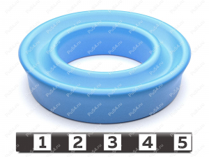 Hydraulic cylinder polyurethane cuff, Código de product 70-03-5030, Poliuretano, PU54/M87/синий, Imagen №2