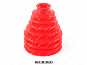 CV-joint dust boot (outer), front suspension, Código de product 1-05-041, Poliuretano, PU54/E72/rojo, Imagen №2