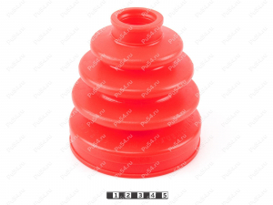 CV-joint dust boot (inner), front suspension, Código de product 1-05-046, Poliuretano, PU54/E72/rojo, Imagen №2