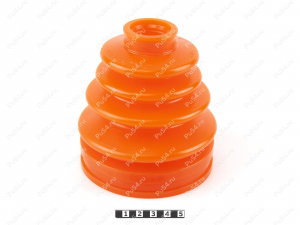CV-joint dust boot (inner), front suspension, Código de product 1-05-042, Poliuretano, PU54/M71/naranja, Imagen №1
