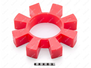 Вставка упругой муфты D170 x d87 x H33, Código de product 33-01-1730, Poliuretano, PU54/M92/красный, Imagen №1