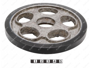 Snowmobile wheel OD=150 mm, Yamaha Viking VK-III (restoration), Código de product 50-34-004, Poliuretano, PU54/M80/naranja, Imagen №4