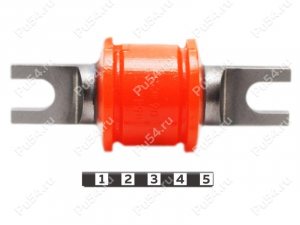 Shock absorber lower silent block, front suspension, Código de product 18-06-023, Poliuretano, PU54/M71/naranja, Imagen №1