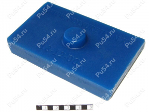 Spring bracket cushion (axle)., Código de product 18-12-001, Poliuretano, PU54i/K87/синий, Imagen №1