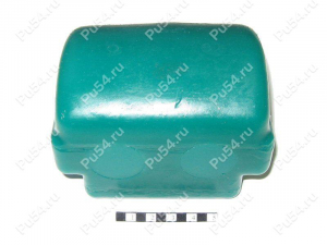 Rear coil spring upper cushion, front (GAZ 66) and rear (GAZ 53, GAZ 66) suspension, Código de product 18-12-004, Poliuretano, PW54/K80/светло-зеленый, Imagen №1