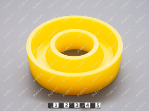 Манжета для трубы 1 1/4 d 42.3 101*40,4*28, Código de product 33-78-115, Poliuretano, PU54/M95/желтый, Imagen №1