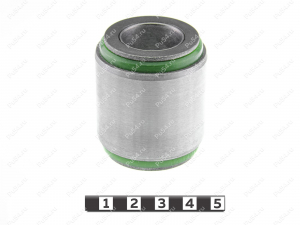 Buje de barra Panhard, suspensión trasera, al eje, Código de product 5-06-1071, Poliuretano, PU54/M80/зеленый, Imagen №1