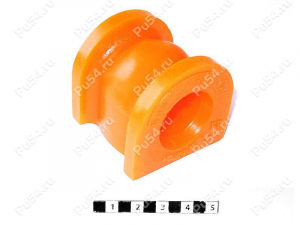 Buje del estabilizador delantera, Código de product 7-01-1080, Poliuretano, PU54i/K72/темно-оранжевый, Imagen №1