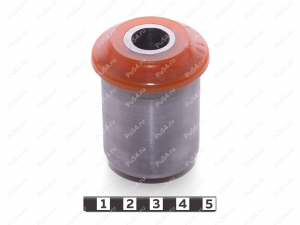 Сайлентблок малый, Código de product 19-06-903, Poliuretano, PU54/M72/оранжевый, Imagen №2
