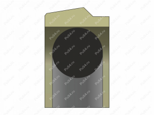 Уплотнение поршня 175x159.9x6.3, аналог K41-175 KASTAS, O-Ring 158.12*5.33, Código de product 70-08-960003, Poliuretano, PTFE+PU87*M, Imagen №2