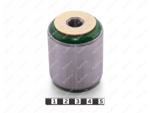 Сайлентблок тяги Панара задней подвески, Código de product 12-06-2611, Poliuretano, PU54/M80/зеленый, Imagen №1