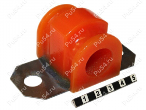 Stabilizer bushing, front suspension, ID=21.5 mm, Código de product 26-01-012, Poliuretano, Imagen №1