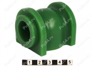 Stabilizer bushing, front suspension, ID=25 mm, Código de product 19-01-043, Poliuretano, PU54/M80/verde, Imagen №1