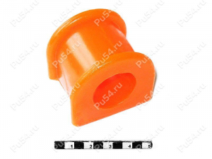 Buje del estabilizador delantera, Código de product 19-01-323, Poliuretano, PU54i/K72/темно-оранжевый, Imagen №1