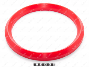 Кольцо опорное Н175 нижнее 210*175*20, Código de product 33-78-202, Poliuretano, PU54/M92/красный, Imagen №1