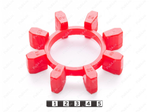 Эластичный элемент муфты N-BIPEX, аналог BIPEX 97, Código de product 33-99-9156, Poliuretano, PU54/M92/красный, Imagen №1