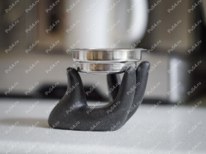 Decorative stand "Hand", Código de product 93-00-501, Poliuretano, PU54/M71/negro, Imagen №4