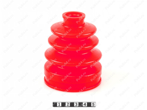 CV-joint inner dust boot, Código de product 3-05-001, Poliuretano, PU54/M71/naranja, Imagen №2