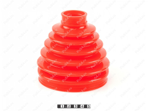 CV-joint inner dust boot, rear suspension, Código de product 3-05-018, Poliuretano, PU54/E72/rojo, Imagen №2