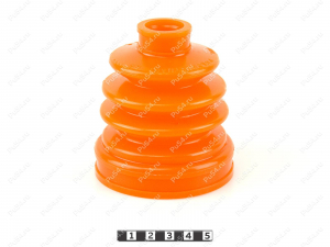 CV-joint dust boot (inner), front suspension, Código de product 3-05-023, Poliuretano, PU54/E72/rojo, Imagen №1