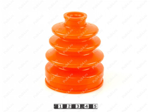 CV-joint inner dust boot, Código de product 3-05-001, Poliuretano, PU54/M71/naranja, Imagen №1
