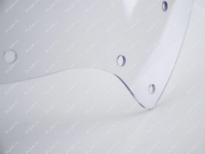Parabrisas de motocicleta Yamaha sin salientes laterales, Código de product 55-44-15694P, Poliuretano, Imagen №4