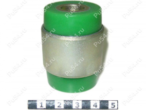 Hub silent block, rear suspension, (insteed ball-joint) press-fitted, Código de product 1-06-9631, Poliuretano, Imagen №1