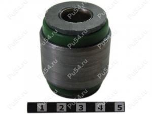 Hub silent block, rear suspension, pressed-in, OD=37.3 mm, Código de product 1-06-97011, Poliuretano, Imagen №1