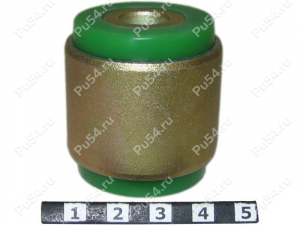 Upper and lower lateral arm silent block and hub silent block (upper) rear suspension, press-fitted, Código de product 19-06-0031, Poliuretano, Imagen №1