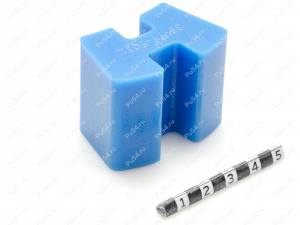 Elastic element for N-Upex, N-Flex coupling (compatible), size 250, Código de product 33-99-9012, Poliuretano, PU54i/K87/синий, Imagen №1