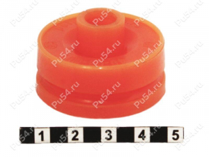 Buje del amortiguador trasero (montaje superior, inferior), Código de product 40-03-001, Poliuretano, Imagen №1
