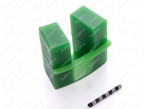 Элемент вставки 33-99-90613 POLY-NORM 160 вставка муфты KTR, эластичная, Código de product 33-99-90613-1, Poliuretano, PU54/M80/зеленый, Imagen №1