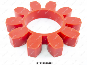 Piñón de acoplamiento elástico 290*147*46 (10 vigas), Código de product 33-01-1158, Poliuretano, PU54/M92/rojo, Imagen №1